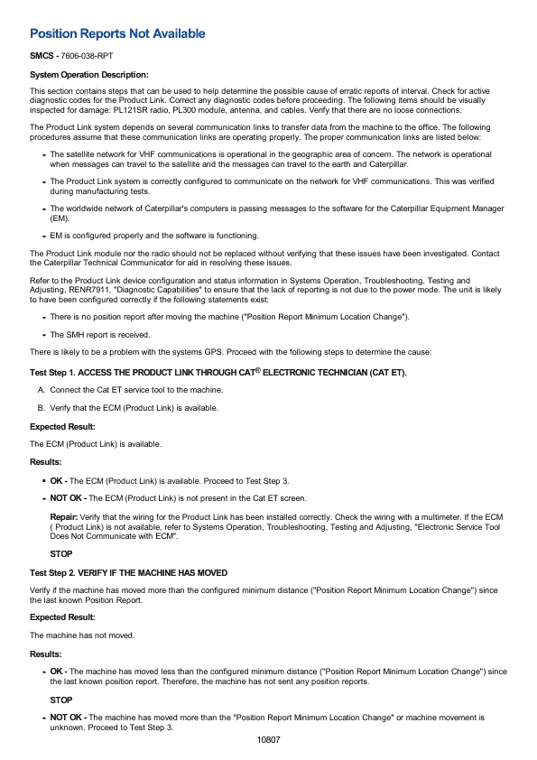 Caterpillar CAT D6M Track Type Tractor Service Repair Manual (4JN00001 and up)