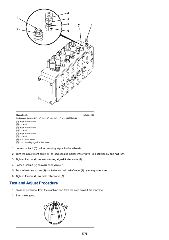 Caterpillar CAT M318D Wheeled Excavator Service Repair Manual (D8W00001 and up)