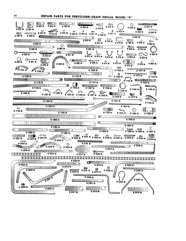 John Deere Fluted Feed Wood Box Fertilizer-Grain Drill, Model F Operator’s Manual (DIR15) Workshop Guide