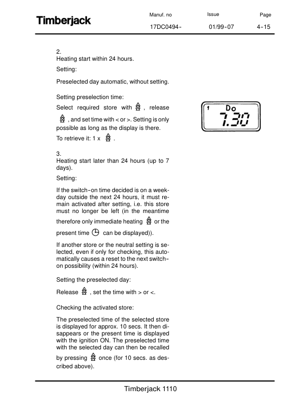 John Deere 1110 Forwarders Operator’s Manuals (F055197) Workshop Guide