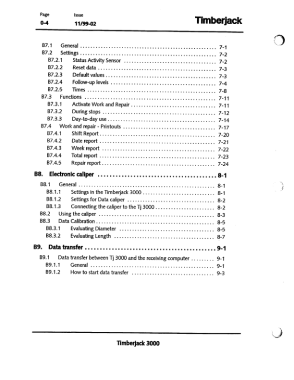 John Deere TJ3000 Measuring And Control Systems Operator’s Manuals (F059145) Workshop Guide