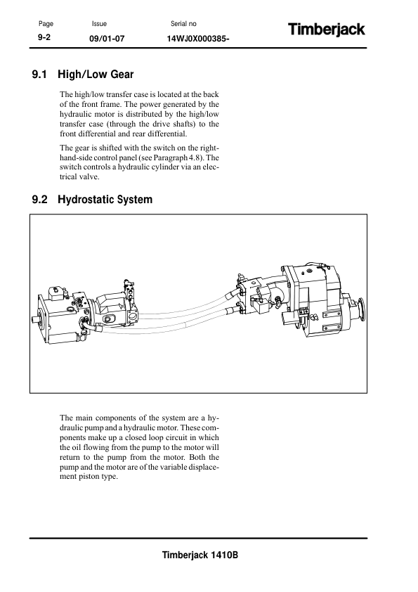 John Deere 1410B Forwarders Operator’s Manuals (F062562) Workshop Guide