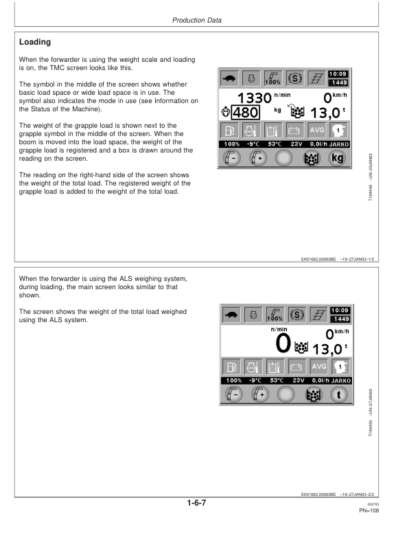 John Deere TMC Control Systems Operator’s Manuals (F064692) Workshop Guide