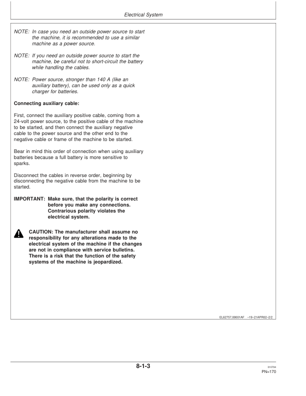 John Deere 810D Forwarders Operator’s Manuals (F064833) Workshop Guide