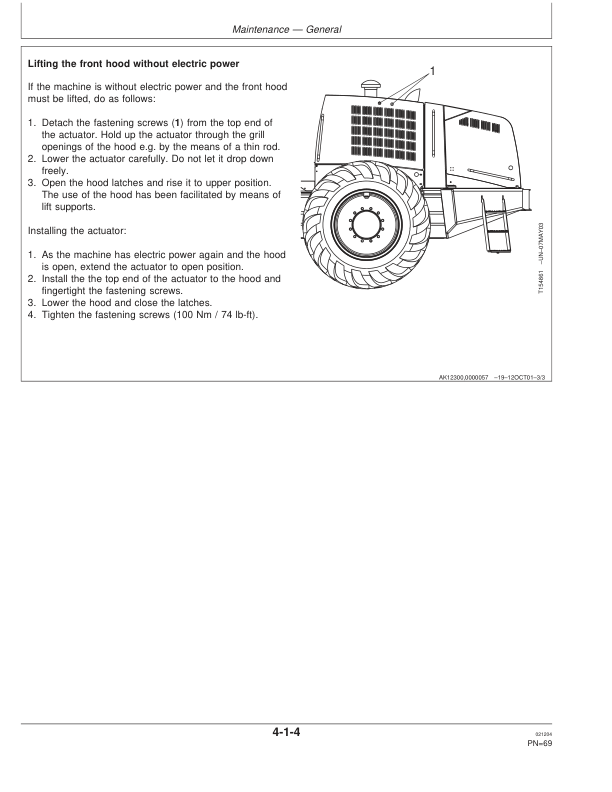 John Deere 1270D Wheeled Harvesters Operator’s Manuals (F066327) Workshop Guide