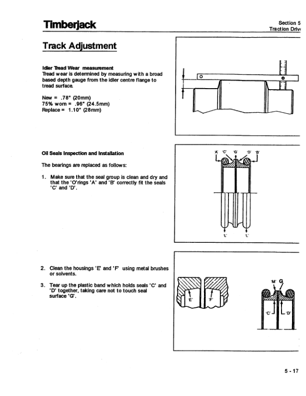 John Deere 608 Tracked Harvesters Operator’s Manuals (F278384) Workshop Guide