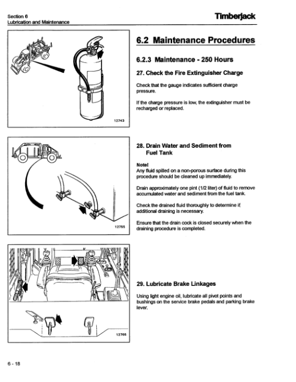 John Deere 230 Forwarders Operator’s Manuals (F278399) Workshop Guide