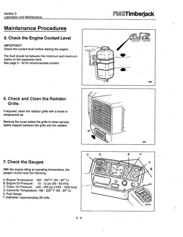 John Deere 933C Clambunk Operator’s Manuals (F279358) Workshop Guide