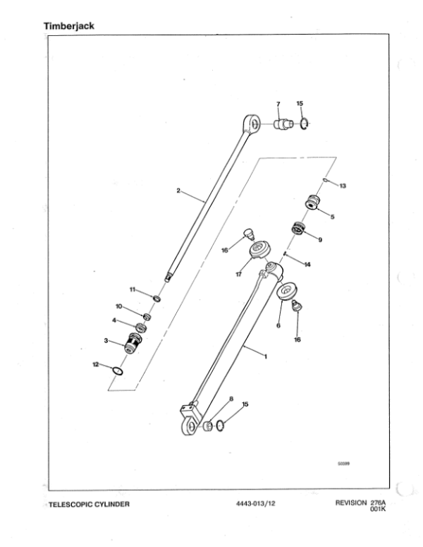 Timberjack 610 Forwarders (SN 973070 983334) Parts Catalog Manual – F285633 Workshop Guide