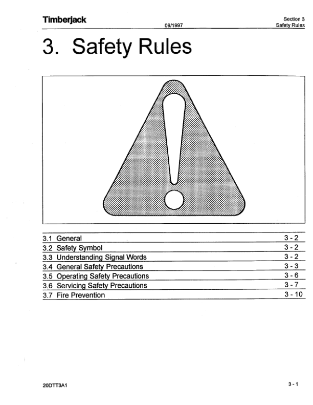 John Deere 20 INCH Dtt Disc Saw Felling Heads Operator’s Manuals (F286569) Workshop Guide