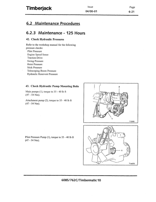 John Deere 608S Tracked Harvesters Operator’s Manuals (F294625) Workshop Guide