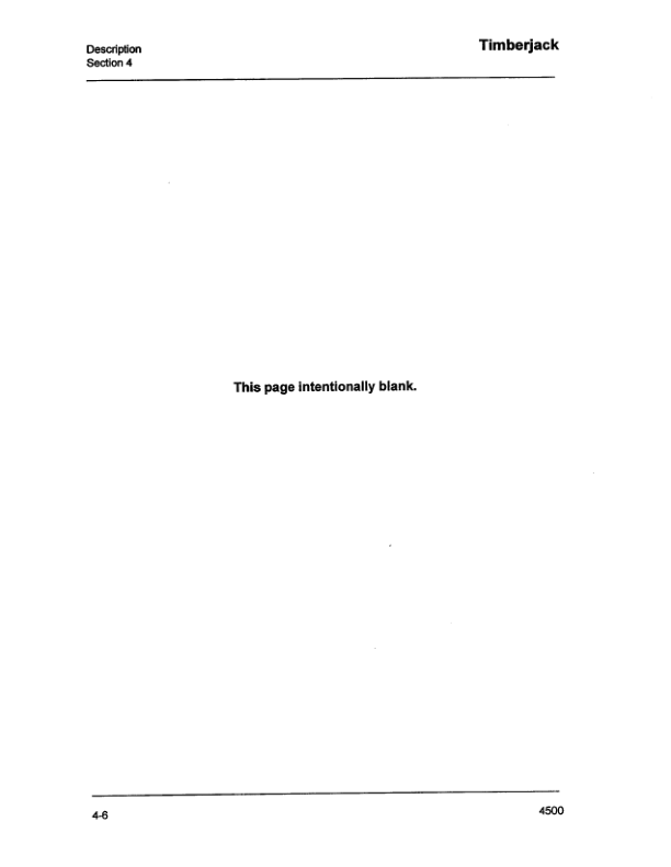 John Deere 4500 Delimbers Operator’s Manuals (F304595) Workshop Guide