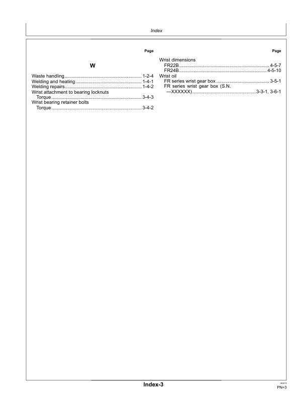 John Deere FD22B, FS22B, FR22B, FR24B Felling Heads Operator’s Manuals (F393279) Workshop Guide