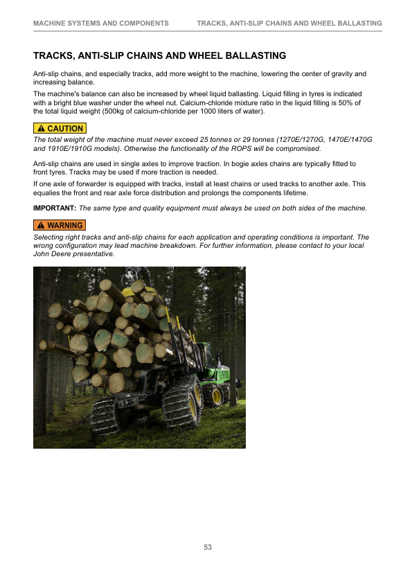 John Deere 1210, 1510G T3 FFC Forwarders Operator’s Manuals (F697820) Workshop Guide