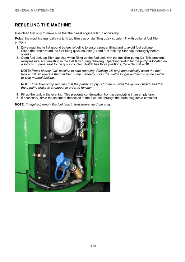 John Deere 1110G T2 FFC, 1210G T2 FFC, 1510G T2 FFC Forwarders Operator’s Manuals (F710893) Workshop Guide