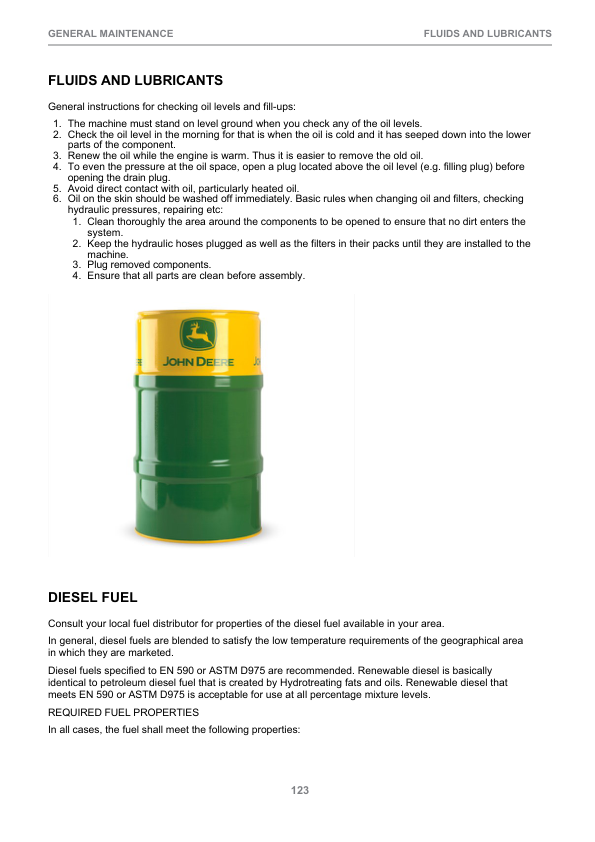 John Deere 1110G T2 FFC, 1210G T2 FFC, 1510G T2 FFC Forwarders Operator’s Manuals (F710893) Workshop Guide