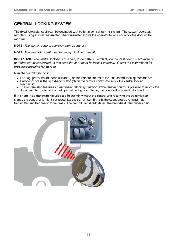 John Deere 910G, 1010G Forwarders Operator’s Manuals (F712253) Workshop Guide