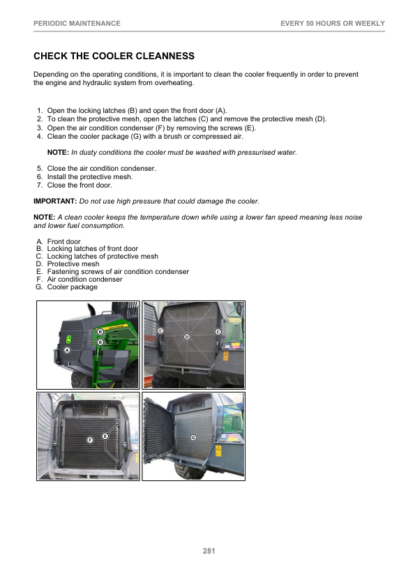 John Deere 910G, 1010G Forwarders Operator’s Manuals (F723164) Workshop Guide