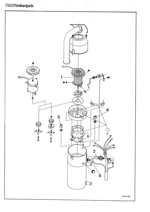 Timberjack 1010 Forwarders (SN 10101383–) Parts Catalog Manual – F98017 Workshop Guide