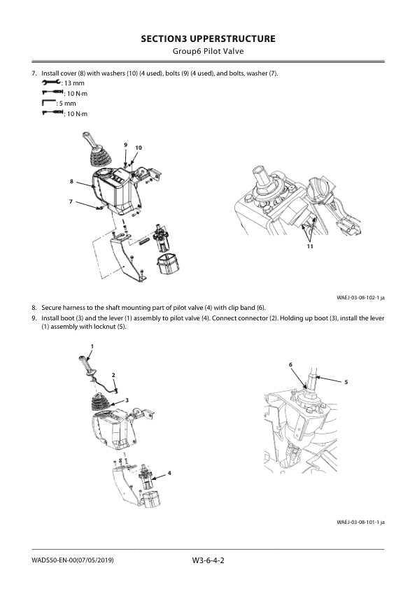Hitachi ZX38U-6 Mini Excavator Service Repair Manual