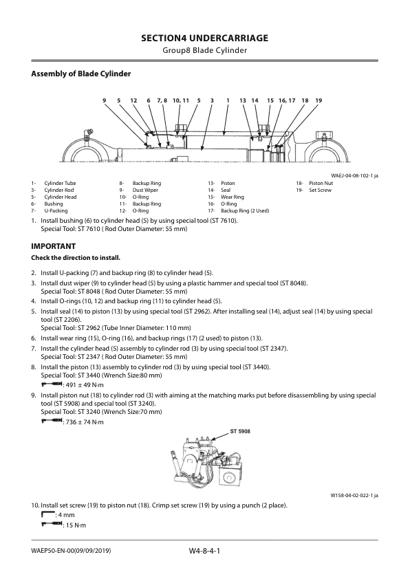 Hitachi ZX48U-6 Mini Excavator Service Repair Manual