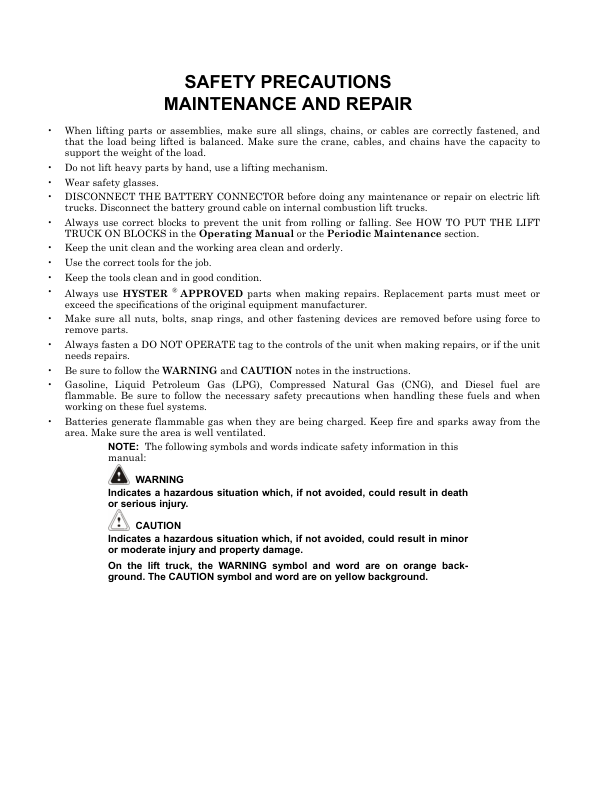 Hyster B60ZHD2, B80ZHD2 Pallet Truck C257 Series Repair Manual Workshop Guide