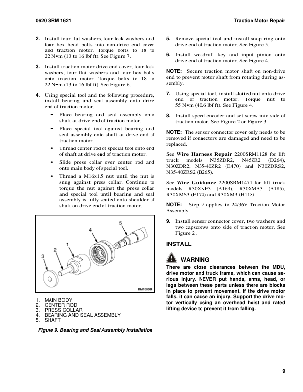 Hyster C60ZHD, C80ZHD Pallet Trucks A373 Series Repair Manual Workshop Guide