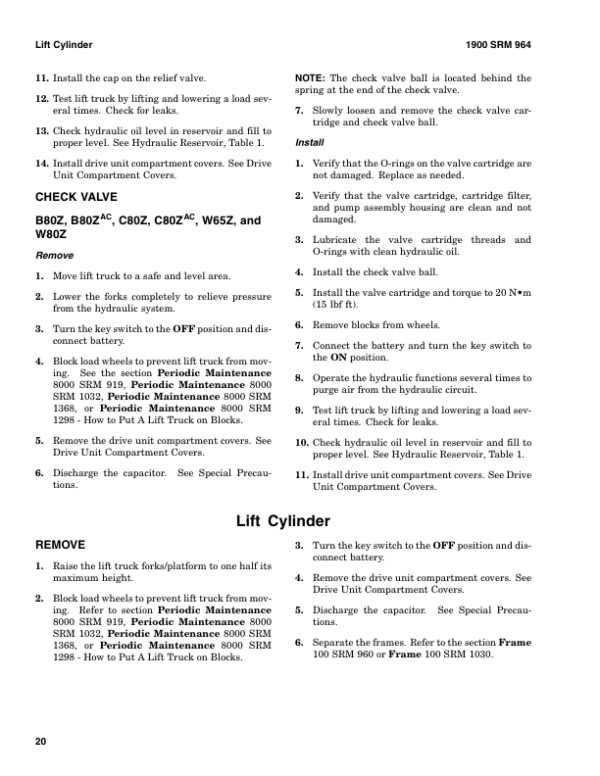 Hyster C60Zac Pallet Truck B478 Series Repair Manual Workshop Guide