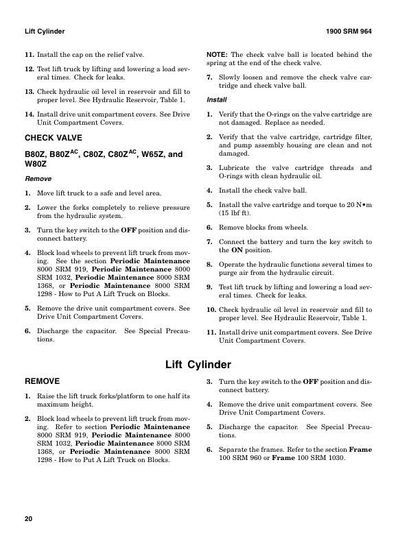 Hyster C60Zac Pallet Truck B478 Series Repair Manual Workshop Guide
