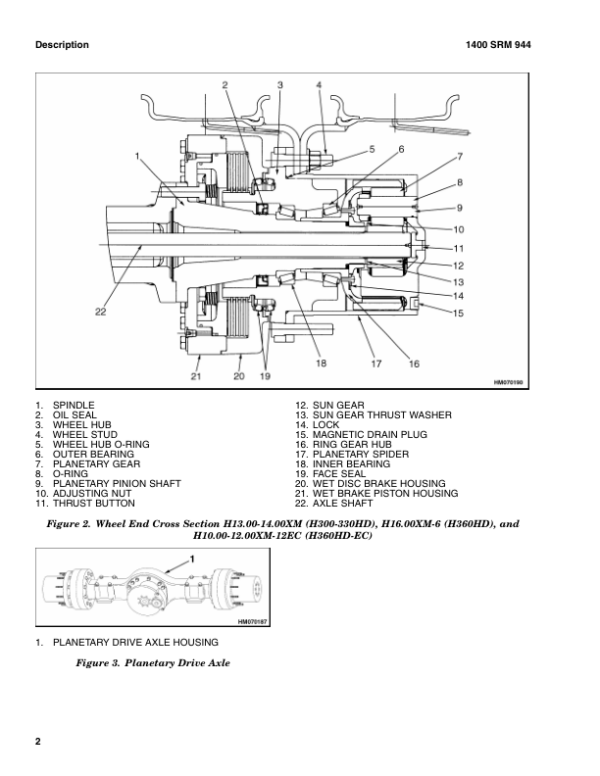 Hyster H10XM-12EC, H12XM-12EC, H13XM-6, H14XM-6, H16XM-6 Forklift Truck J019 Series Repair Manual (EU) Workshop Guide
