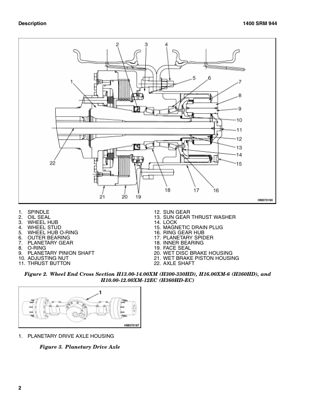 Hyster H10XM-12EC, H12XM-12EC, H13XM-6, H14XM-6, H16XM-6 Forklift Truck J019 Series Repair Manual (EU) Workshop Guide