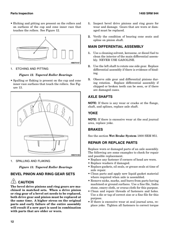 Hyster H13XM-6, H14XM-6, H16XM-6, H10XM-12EC, H12XM-12EC Forklift Truck H019 Series Repair Manual (EU) Workshop Guide