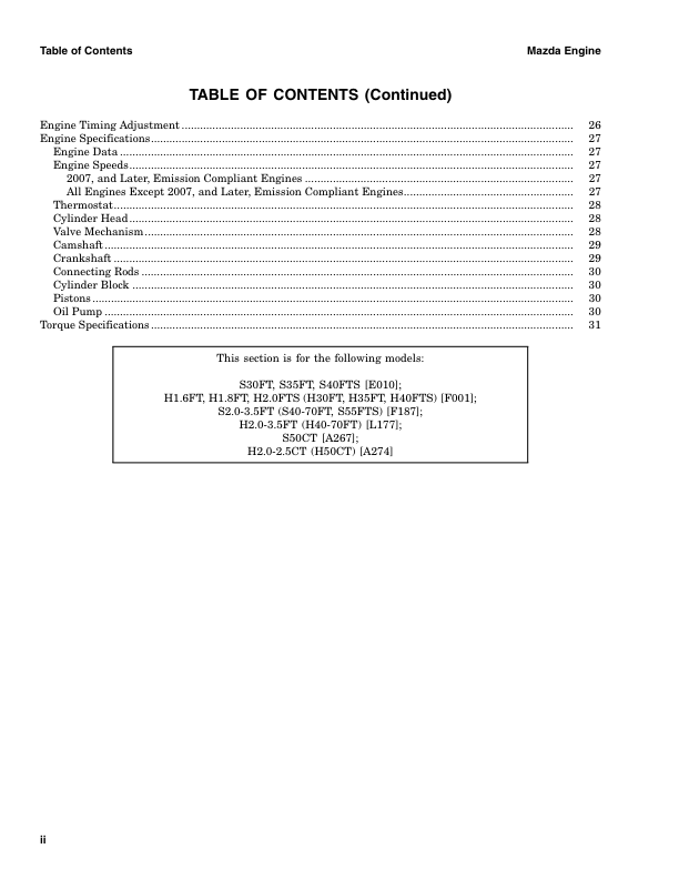 Hyster H2.0CT, H2.5CT Diesel & LPG Forklift Truck A274 Series Repair Manual (EU) Workshop Guide