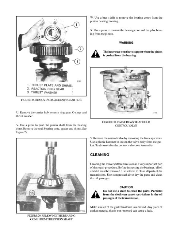Hyster H30H, H40H, H50H, H60H Diesel and LPG Forklift Truck E003 Series Manual (USA) Workshop Guide