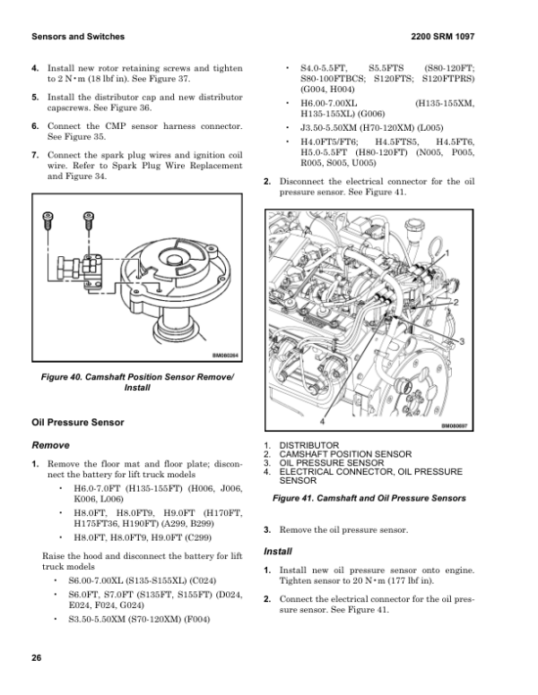 Hyster H4.0FT5, H4.0FT6, H4.5FTS5, H4.5FT6, H5.0FT, H5.5FT Forklift Truck N005 Series Repair Manual (EU) Workshop Guide