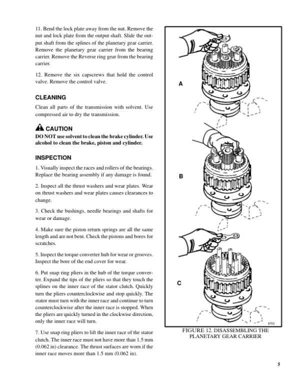 Hyster H60E, H70E, H80E, H100E, H110E Forklift Truck D005 Series Repair Manual (USA) Workshop Guide