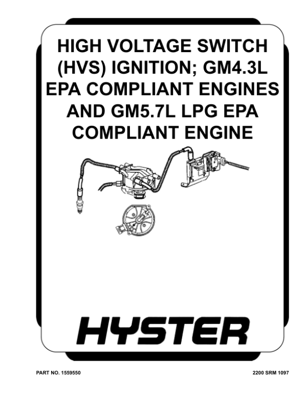 Hyster H80FT, H90FT, H100FT, H110FT, H120FT Forklift U005 Series Repair Manual Workshop Guide
