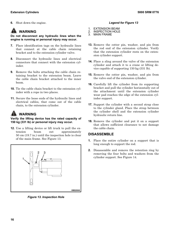 Hyster HR45-27, HR45-31, HR45-36, HR45-40, HR45-41S, HR45-41L, HR45-41LS Reach Truck B222 Series Repair Manual Workshop Guide