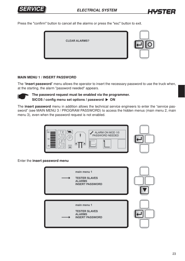Hyster K1.0L Order Picker C457 Series Repair Manual Workshop Guide