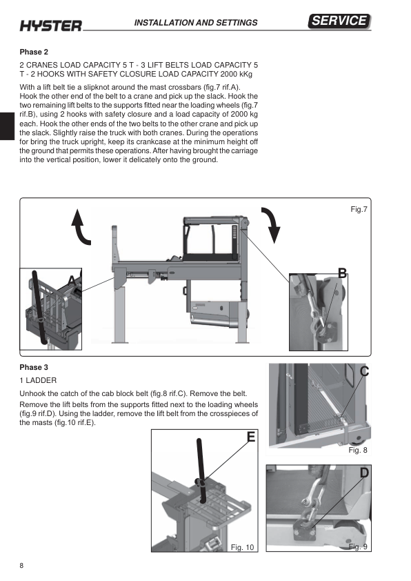 Hyster K1.0L Order Picker C457 Series Repair Manual Workshop Guide