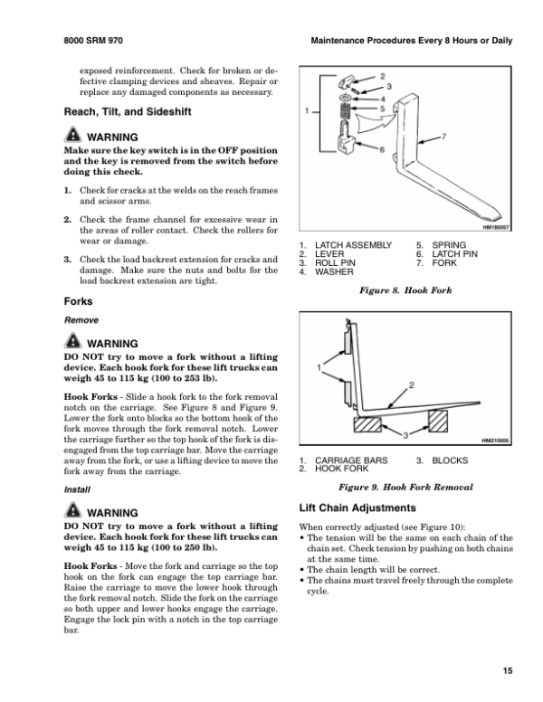 Hyster N25XMDR3, N30XMR3, N40XMR3 Electric Forklift Truck C470 Series Repair Manual Workshop Guide