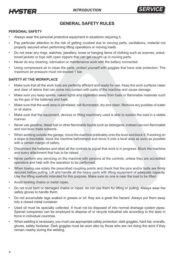 Hyster P2.0HL Electric Pallet Truck A472 Series Repair Manual Workshop Guide