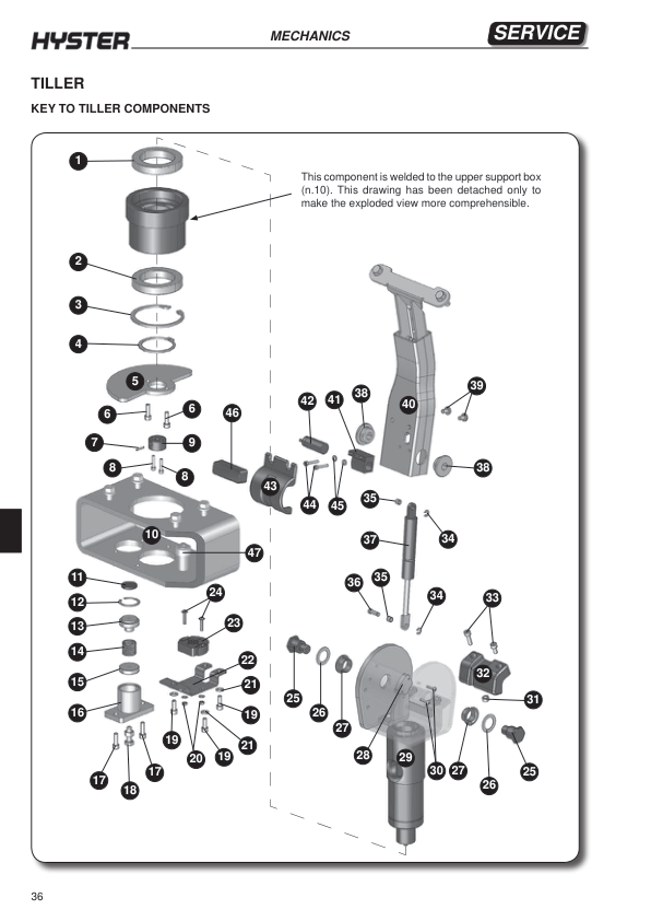 Hyster P2.0S Electric Pedestrian Stacker D439 Series Repair Manual Workshop Guide