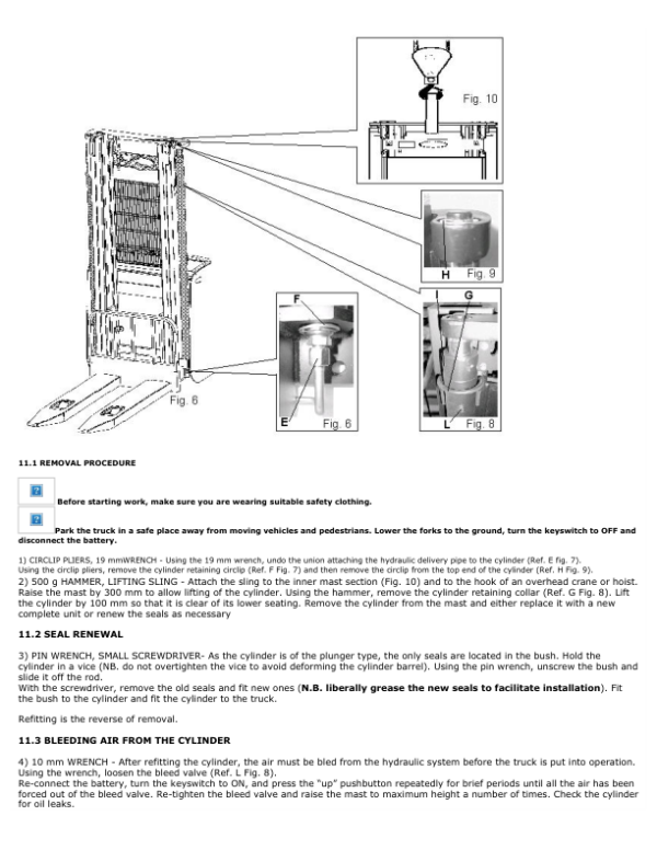 Hyster P2.0S Pallet Truck B439 Series Repair Manual Workshop Guide