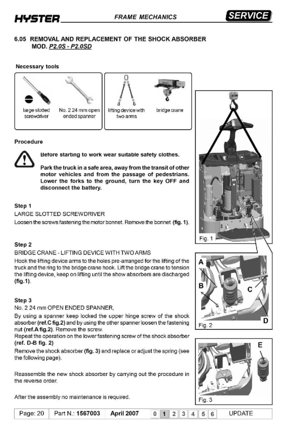 Hyster P2.0S Pallet Truck C439 Series Repair Manual Workshop Guide