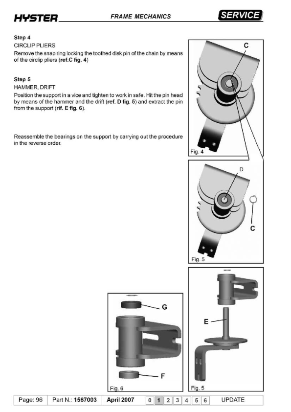 Hyster P2.0SD Pallet Truck B433 Series Repair Manual Workshop Guide