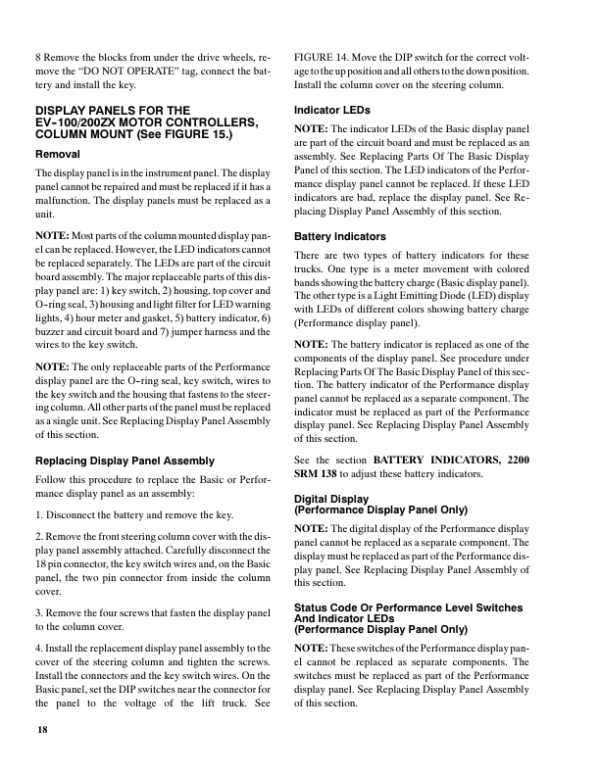 Hyster R30E, R30EA, R30EF, R30ES Electric Reach Truck D118 Series Repair Manual Workshop Guide