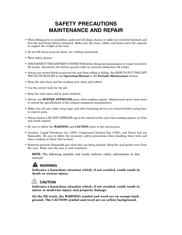 Hyster R30XM3 Electric Reach Truck H118 Series Repair Manual Workshop Guide