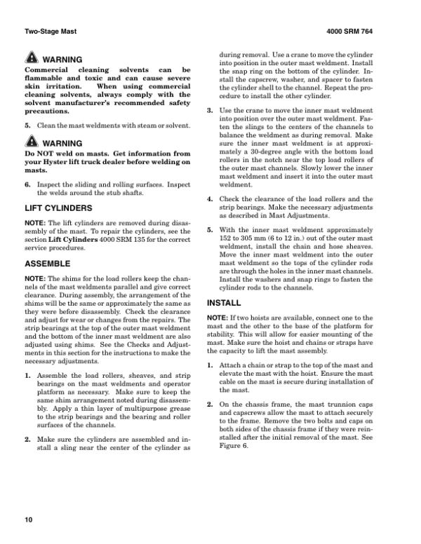 Hyster R30XMF3 Electric Reach Truck A169 Series Repair Manual Workshop Guide