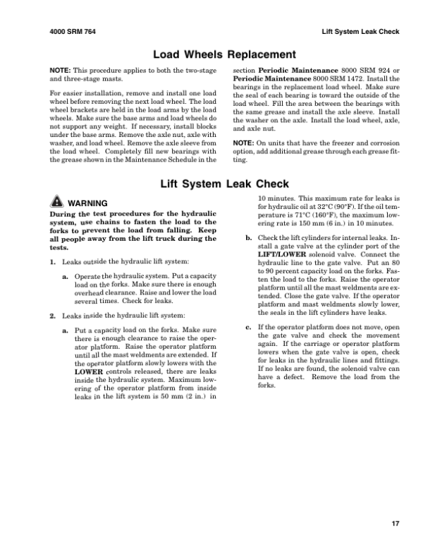 Hyster R30XMS3 Electric Reach Truck E174 Series Repair Manual Workshop Guide